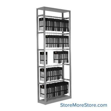 Gun Storage Shelves 36''W x 12''D x 93''H - 921236GAR5L SMS-08-01-V25-921236GAR5L