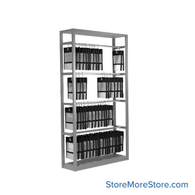 Gun Storage Shelves 42''W x 12''D x 76''H - 761242GAR4L SMS-08-01-V25-761242GAR4L