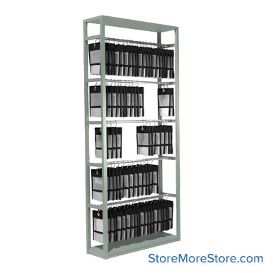 Gun Storage Shelves 42''W x 12''D x 93''H - 921242GAR5L SMS-08-01-V25-921242GAR5L