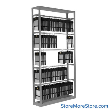 Gun Storage Shelves 48''W x 12''D x 93''H - 921248GAR5L SMS-08-01-V25-921248GAR5L