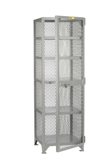 Wire Mesh Cabinet 27''W x 25''D x 78''H - SL5-2424-78 SMS-05-V87-SL5-2424-78