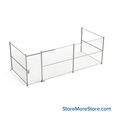 Wire Security Cage 284''W x 124''D x 125''H - WSD4-3-44-10 SMS-07-V79-WSD4-3-44-10