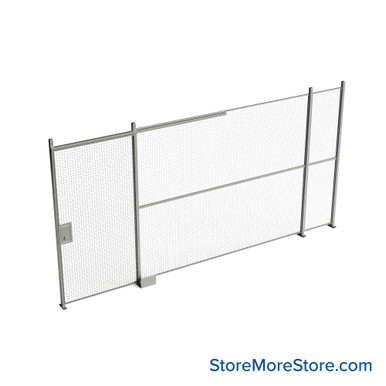 Wire Security Cage 200''W x 2''D x 125''H - WSD4-1-17-10 SMS-07-V79-WSD4-1-17-10