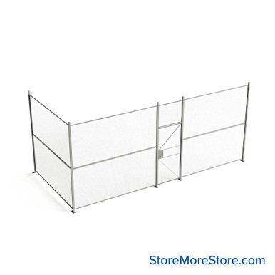 Wire Security Cage 272''W x 124''D x 125''H - WHD3-2-33-10 SMS-07-V79-WHD3-2-33-10