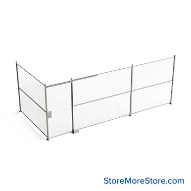 Wire Security Cage 272''W x 124''D x 125''H - WSD4-2-33-10 SMS-07-V79-WSD4-2-33-10
