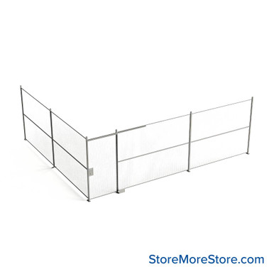 Wire Security Cage 296''W x 246''D x 125''H - WSD4-2-45-10 SMS-07-V79-WSD4-2-45-10