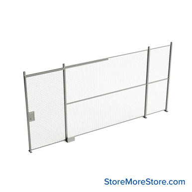 Wire Security Cage 212''W x 2''D x 101''H - WSD4-1-18-8 SMS-07-V79-WSD4-1-18-8