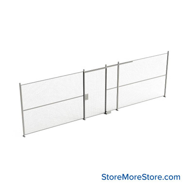Wire Security Cage 322''W x 2''D x 125''H - WSD4-1-27-10 SMS-07-V79-WSD4-1-27-10