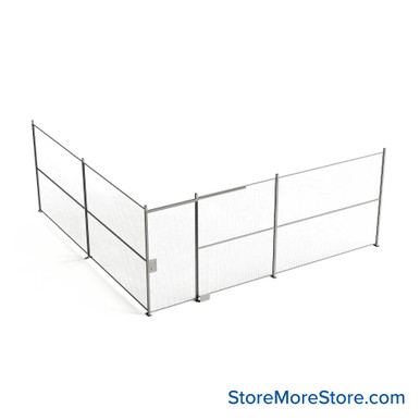 Wire Security Cage 248''W x 246''D x 125''H - WSD4-2-41-10 SMS-07-V79-WSD4-2-41-10