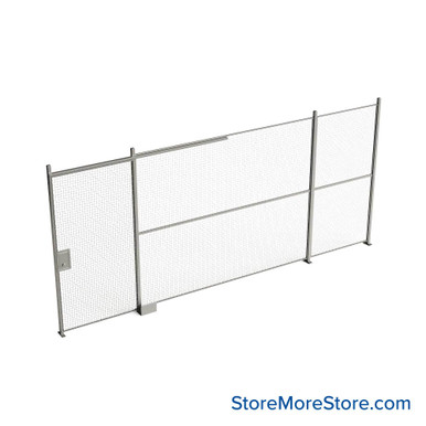 Wire Security Cage 224''W x 2''D x 101''H - WSD4-1-19-8 SMS-07-V79-WSD4-1-19-8
