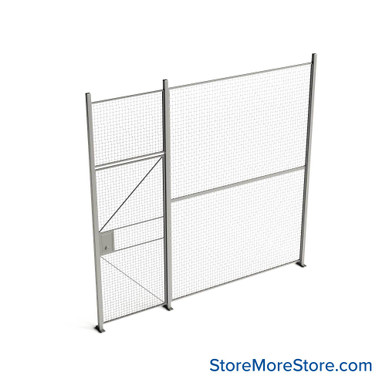 Wire Security Cage 126''W x 2''D x 125''H - WHD3-1-11-10 SMS-07-V79-WHD3-1-11-10