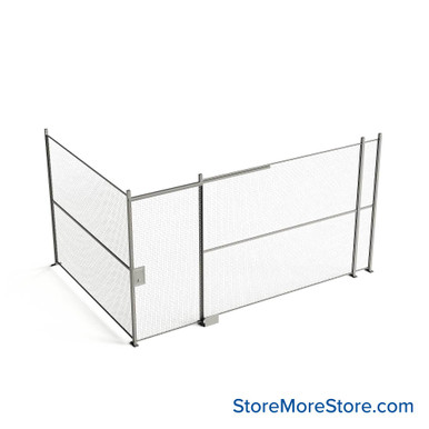 Wire Security Cage 188''W x 124''D x 101''H - WSD4-2-26-8 SMS-07-V79-WSD4-2-26-8