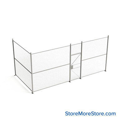 Wire Security Cage 260''W x 124''D x 125''H - WHD3-2-32-10 SMS-07-V79-WHD3-2-32-10