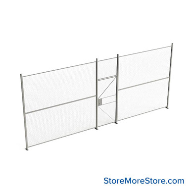 Wire Security Cage 272''W x 2''D x 125''H - WHD3-1-23-10 SMS-07-V79-WHD3-1-23-10