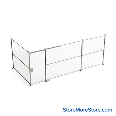 Wire Security Cage 260''W x 124''D x 125''H - WSD4-2-32-10 SMS-07-V79-WSD4-2-32-10