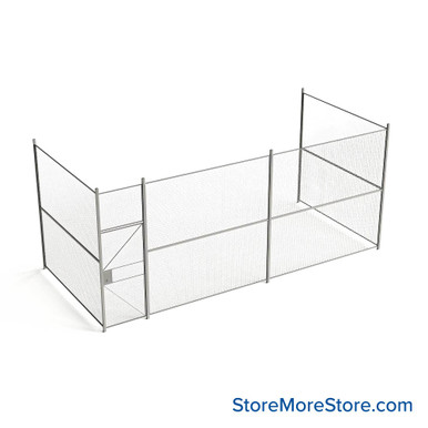 Wire Security Cage 272''W x 124''D x 125''H - WHD3-3-43-10 SMS-07-V79-WHD3-3-43-10