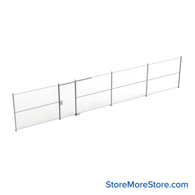 Wire Security Cage 528''W x 2''D x 125''H - WSD4-1-44-10 SMS-07-V79-WSD4-1-44-10