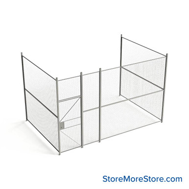 Wire Security Cage 188''W x 124''D x 125''H - WHD3-3-36-10 SMS-07-V79-WHD3-3-36-10