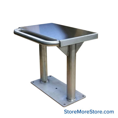 Stainless Steel Detention Bench 20''W x 12''D x 18''H - S-4096-20-SS SMS-07-V125-S-4096-20-SS