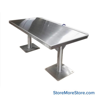 Stainless Steel Detention Bench 42''W x 12''D x 18''H - S-4096-42-SS SMS-07-V125-S-4096-42-SS