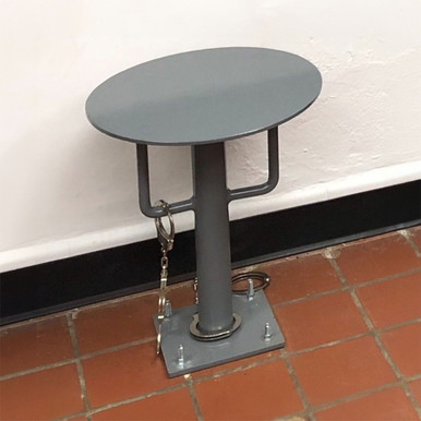 Handcuff Stool, 16" W x 16" D