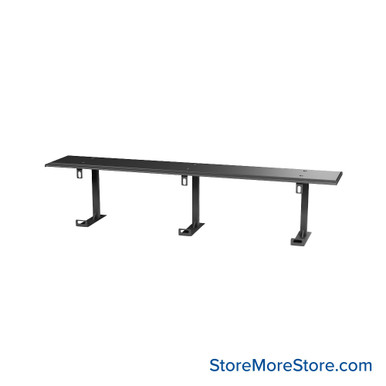 Prisoner Restraint Bench 84''W x 22''D - PB-7-NOBACK-ADA SMS-07-V53-PB-7-NOBACK-ADA