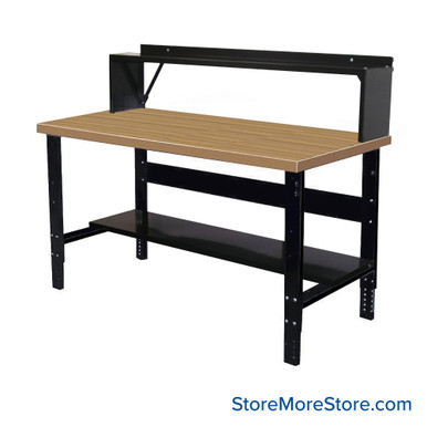 Industrial Workbenches 72''W x 30''D x 34''H - HWB7230E-ME-R-LS SMS-10-V39-HWB7230E-ME-R-LS