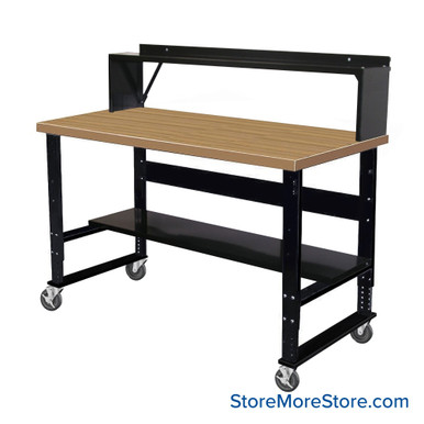Industrial Workbenches 72''W x 36''D x 34''H - HWB7236E-ME-R-LS-C SMS-10-V39-HWB7236E-ME-R-LS-C