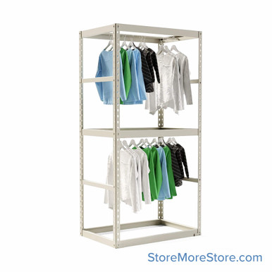 Garment Clothing Racks 36''W x 24''D x 72''H - 362472-2 SMS-08-V39-362472-2
