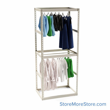 Garment Clothing Racks 36''W x 24''D x 84''H - 362484-2 SMS-08-V39-362484-2