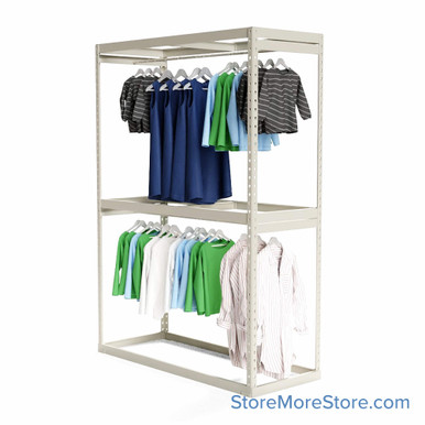 Garment Clothing Racks 60''W x 24''D x 84''H - 602484-2 SMS-08-V39-602484-2