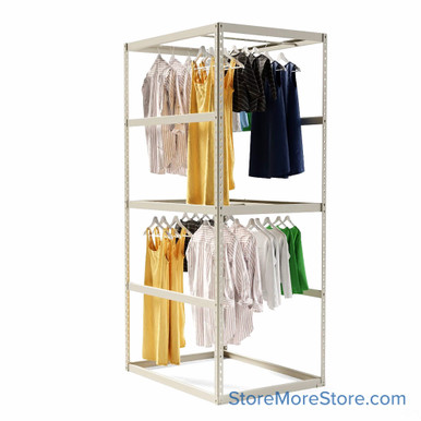 Garment Clothing Racks 36''W x 48''D x 96''H - 364896-2 SMS-08-V39-364896-2