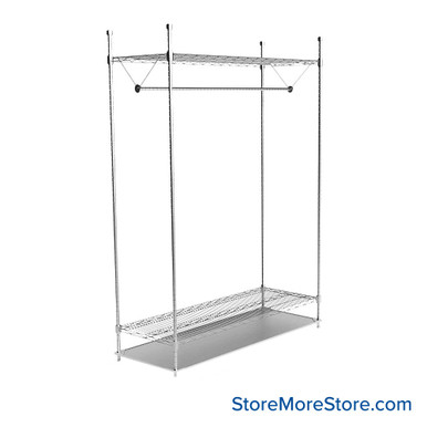 Hanging Garment Rack 60''W x 18''D x 74''H - GRS1860C SMS-07-V69-GRS1860C