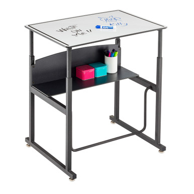 Height Adjustable Student Standing Desk with Book Box 1209