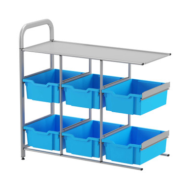 Book Bin Racks 39''W x 17''D x 39''H - CADD1644 SMS-08-V40-CADD1644