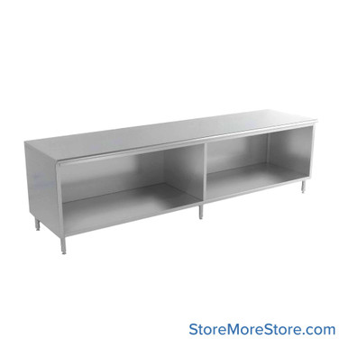 Stainless Steel Base Cabinets 120''W x 24''D x 35''H - OB24120SE SMS-01-V69-OB24120SE