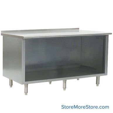 Stainless Steel Base Cabinets 120''W x 24''D x 35''H - UOB24120SE SMS-01-V69-UOB24120SE