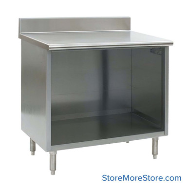 Stainless Steel Base Cabinets 72''W x 30''D x 35''H - OB3072SE-BS SMS-01-V69-OB3072SE-BS