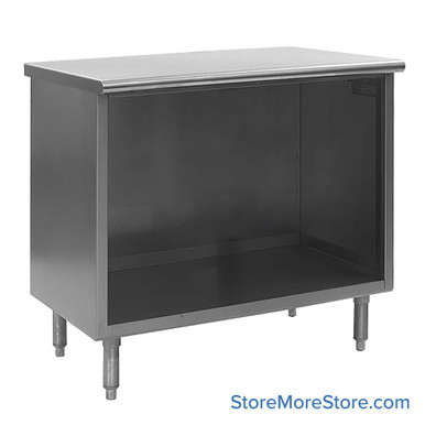 Stainless Steel Base Cabinets 84''W x 30''D x 35''H - OB3084SE SMS-01-V69-OB3084SE