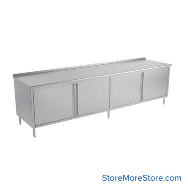 Stainless Steel Base Cabinets 120''W x 30''D x 35''H - CBH30120SE SMS-01-V69-CBH30120SE