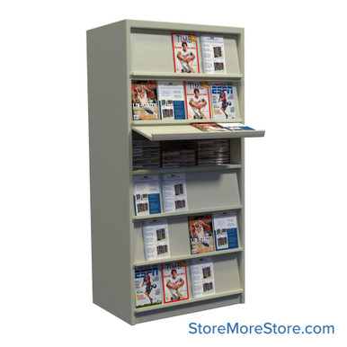 Periodical Shelving 36''W x 24''D x 88''H - L24M7L00 SMS-08-V61-L24M7L00