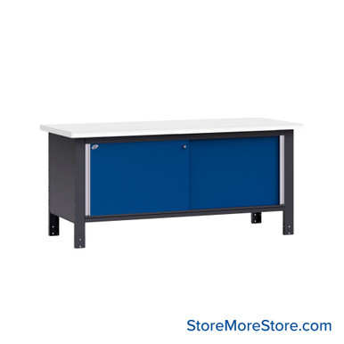 Mobile Workbench 72''W x 36''D x 34''H - WSA3072 SMS-10-V81-WSA3072