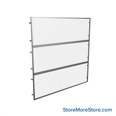 Pallet Rack Backing 144''W x 1''D - Kit-Wirecrafters-BK1212-OB46 SMS-09-V79-BK1212-OB46