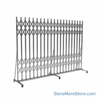 Portable Folding Security Gate 72''W x 30''D x 79''H - P601-06 SMS-07-V39-P601-06