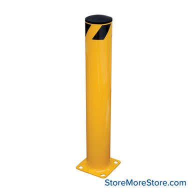 Safety Bollard Post 8''W x 8''D x 36''H- BOL-36-5.5 SMS-09-V46-BOL-36-5.5
