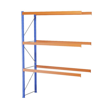 Heavy-Duty Pallet Rack Add-On Unit - 9' W x 4' D x 12' H SMS-03-V123-10848144-3A