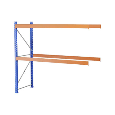 Heavy-Duty Pallet Rack Add-On Unit - 9' W x 4' D x 8' H SMS-03-V123-1084896-2A