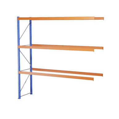 Heavy-Duty Pallet Rack Add-On Unit - 12' W x 4' D x 12' H SMS-03-V123-14448144-3A