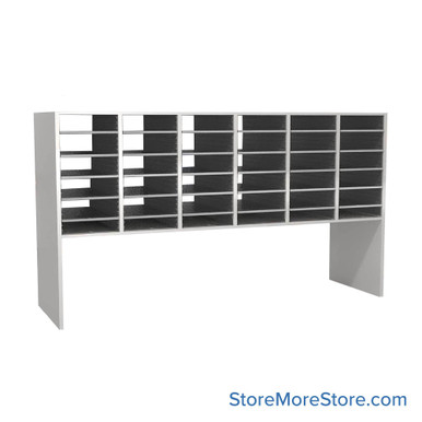 Mail Sorter 72''W x 13''D x 42''H - S6-24PE18 SMS-04-V90-S6-24PE18