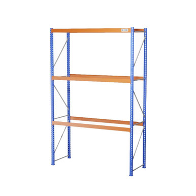 Heavy-Duty Pallet Rack Starter Unit - 9' W x 3' 6" D x 16' H SMS-03-V123-PR-19242-3L-S108-F108